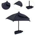 thumbnail image 6 of Dualoai Mini Phone Umbrella Compact Adjustable Clamp for Video Watching Beach Hiking, 6 of 9