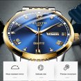 thumbnail image 3 of WLISTH S931 Elegante reloj clásico para parejas Reloj de pulsera de cuarzo multifuncional Abanopi Mirar, 3 of 5