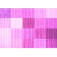 thumbnail image 1 of Ahgly Company Indoor Rectangle Checkered Pink Modern Area Rugs, 2' x 3', 1 of 4