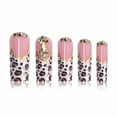 thumbnail image 3 of Print on Nails IMRAIN, estampado de leopardo, cuadrado, 24 unidades, con pegamento, 3 of 7