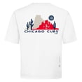 thumbnail image 3 of Men's Levelwear White Chicago Cubs  Luxe Signature Knit T-Shirt, 3 of 3