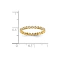 thumbnail image 6 of 14k Yellow Gold Bezel Set Diamond Eternity Wedding Band Circle Anniversary Ring Size 7 - 1/3 Ct., 6 of 6