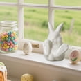 thumbnail image 3 of SLYNSHome Easter Bunny Decorations Mini Ceramic Rabbit Figurine Decor Vintage Bunny Figurine Spring Easter Home Decor, 3 of 7