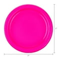 thumbnail image 5 of Disposable Paper Plates, 7", Neon Pink, 70 Count, by Way To Celebrate, 5 of 5