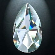 Asfour Hanging Crystals 3in (76x44mm) Pear Shape Full Cut Chandelier parts #872 - 5 Count