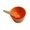Orange, variant on ENJOYW 1 Set Ice Cream Bowl Eco-friendly Cartoon Shape Plastic Dessert Yogurt Cup with Spoon for Home Bowl