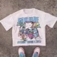 thumbnail image 4 of Camisetas gráficas americanas 777 con estampado de gran tamaño, estilo gótico, elegante, informal, estilo harajuku, ropa de calle con gráficos Y2k, ropa gótica para hombre, 4 of 4