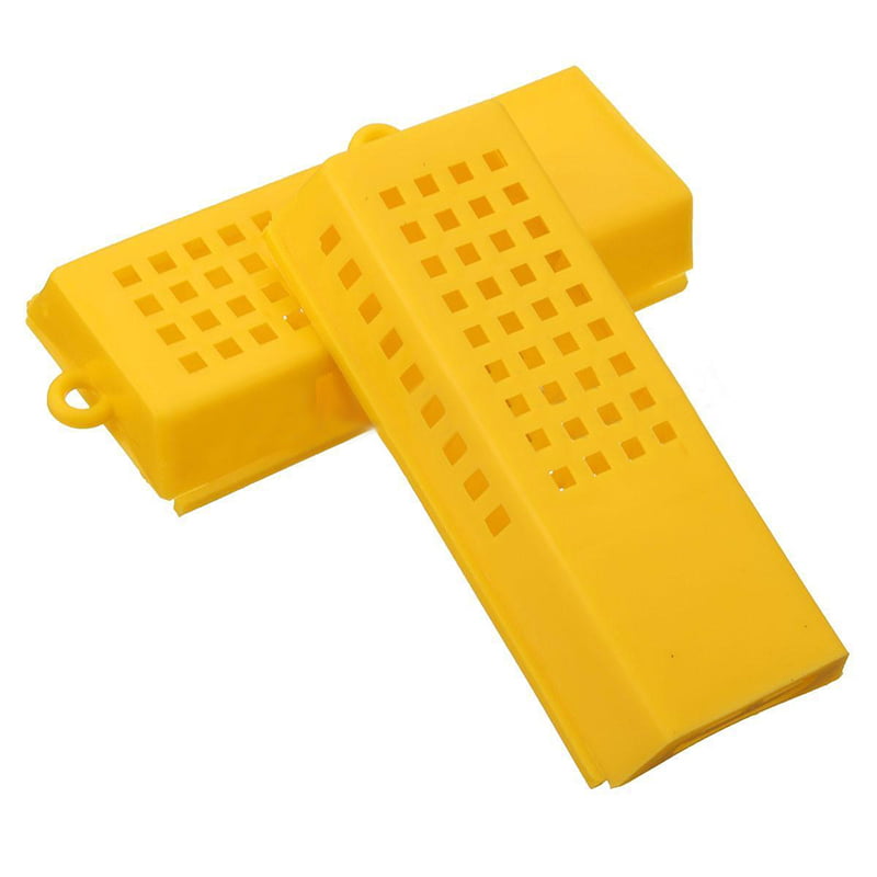 Details about   10pcs Extended Queen Bee Butler Cage Catcher Trap Case Plastic Beekeeping Tools 