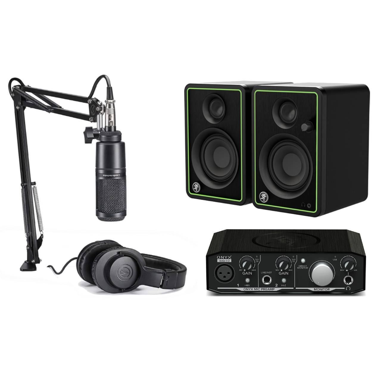 AudioTechnica/Mackie Professional Home Studio Starter Kit AT2020