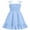 Blue, variant on Arshiner Girls Summer Dress Tween Spaghetti Strap Smocked Casual Beach Sundress with Pockets