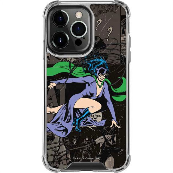 Skinit DC Comics Catwoman Mixed Media iPhone 13 Pro Clear Case