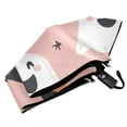 thumbnail image 6 of FORMRS Travel Umbrella Folding Auto Open Close Windproof Rain UV Protection, Pastel Pink Halloween, 6 of 8