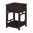 thumbnail image 4 of Convenience Concepts Omega 1 Drawer End Table, Espresso, 4 of 5