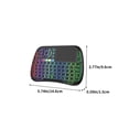 thumbnail image 2 of Teclado Inalámbrico Y Ratón Bluetooth Inalámbrico Doble Modo de Voz Táctil Aprendizaje Infrarrojo Control Remoto Mini Recargable Color Retroiluminado Teclado Del Ratón, 2 of 7
