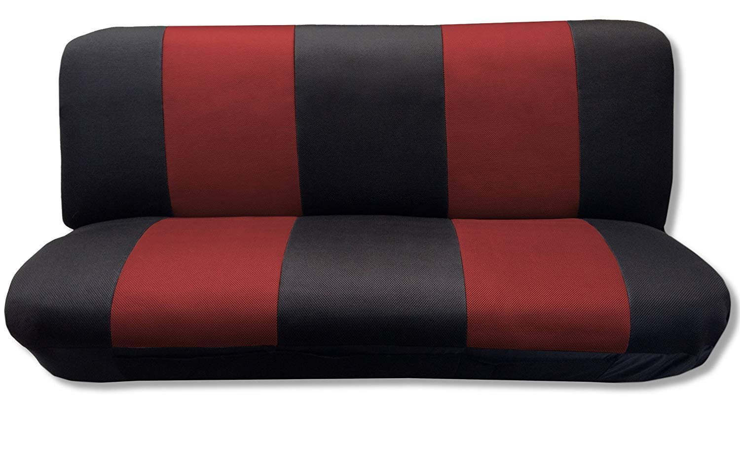 Premium Knit Mesh Full Size Bench Seat Cover Pickups Vans SUV's Solid