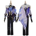 thumbnail image 3 of Juego Genshin Impact Kaeya disfraz de Cosplay, Parche de ojo, pendientes, mondstein uniforme de combate de caballeros, actividad, fiesta, juego de rol, ropa, 3 of 4