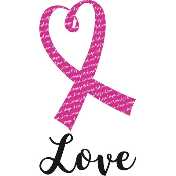 Evergreen Paper Guest Towel, 15 count, Pink Ribbon