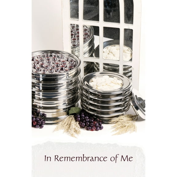 Communion Bulletin: In Remembrance of Me (Package of 100), (Paperback)