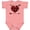 Mauve, variant on Inktastic Buffalo Plaid Valentines Day Heart Boys or Girls Baby Bodysuit