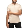 thumbnail image 5 of X RAY JEANS Mens Ottoman Texture Polo Sweater, Sand, S, 5 of 7