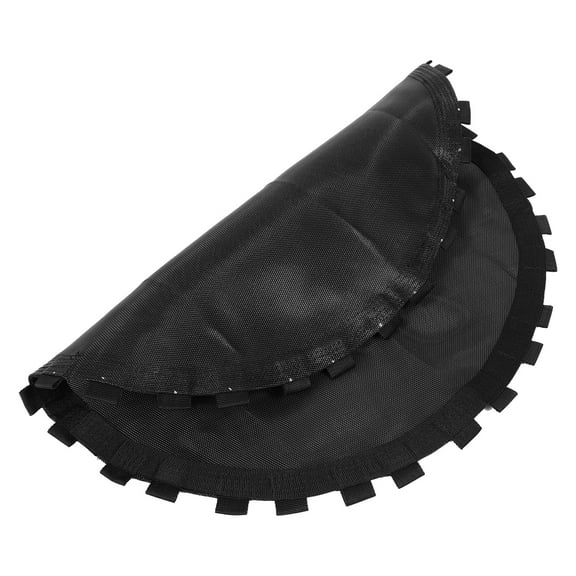 Niceauty Round Mesh Jumping Cushion Black Trampoline Accessory with Precise Sewing