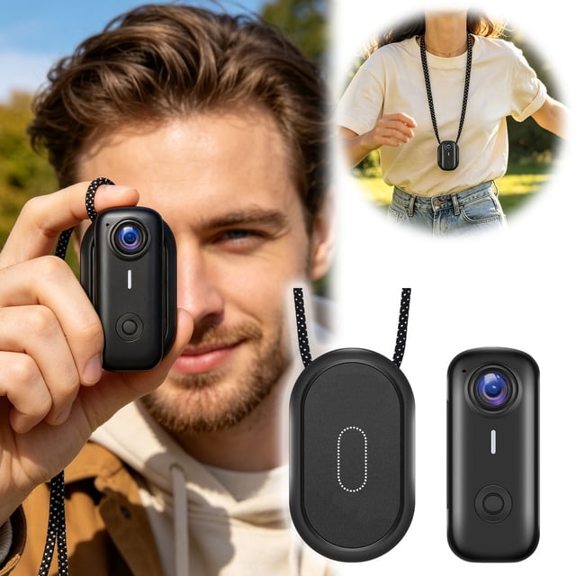 Tong Compact Action For Enthusiasts Portable Sports Camcorder With Stabilization Wide Angle Lens Remote Control