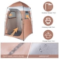 thumbnail image 5 of SalonMore Shower Changing 6.8 ft Tent Dressing Shower Room  for Camping Beach Brown, 5 of 6