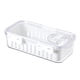 thumbnail image 2 of Contenedores para almacenar alimentos en el refrigerador, organizadores para el refrigerador, con tapas, Fresh Keeper, compartimentos transparentes, para frutas y verduras, contenedores para el refri, 2 of 7