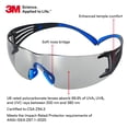 thumbnail image 3 of Gafas de Seguridad 3M SecureFit Paquete de 20 Unidades Lentes Grises ANSI Z87, 3 of 6