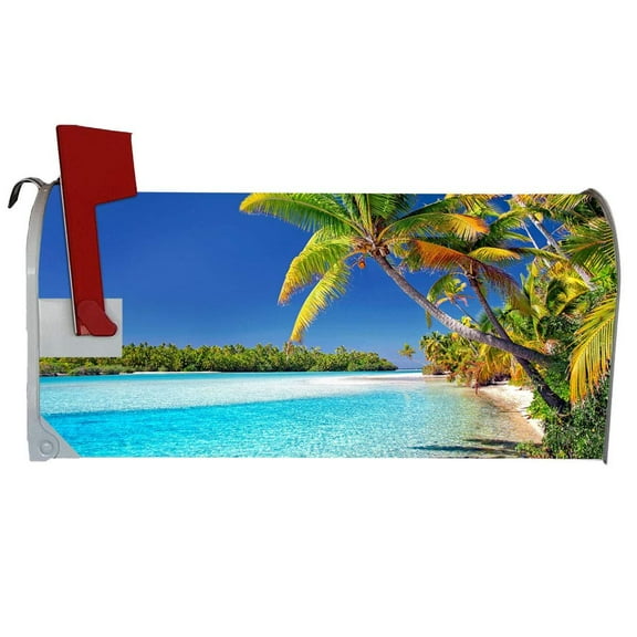 VWAQ Summer Mailbox Covers Magnetic Ocean - Tropical Beach Decoration - MBM10