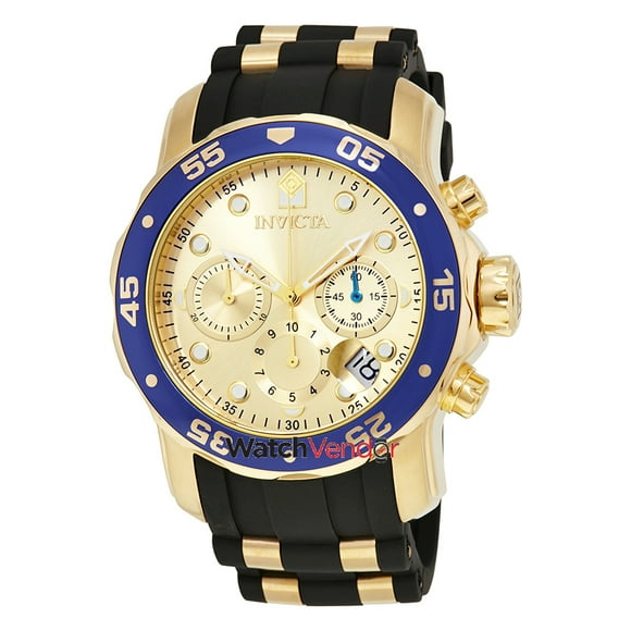 Invicta Sea Base Black Dial Stainless Steel Men's Watch 17973
