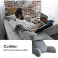 thumbnail image 3 of Bed Rest Reading Pillow, Large Adult Backrest Lounge Cushion, Back Support With Arm Rests For Sitting Up In Bed Relaxing Watching Tv, 3 of 3