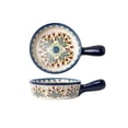 thumbnail image 1 of Home Ceramic Retro Tableware Bowl Baking Tray with Handle Salad Dish Multifunctional Large Capacity, 1 of 4