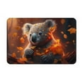 thumbnail image 2 of Front Door Mat Indoor Outdoor Outside Entrance - 16*24in Washable Cute Maple Leaf Koala Thin Bathroom Rugs Fit Under Door, Bath Rugs for Bathroom, Kitchen Rugs Mats for Floor, 2 of 6