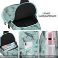 thumbnail image 3 of Funny Nautical Shark and Marine Life Cartoon Pattern Lightweight Travel Sling Backpack Durable Multipurpose Crossbody Bag for Hiking Beach and Daily Use, 3 of 6