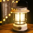 thumbnail image 4 of Lámpara solar retro recargable de modo de espera ultralargo, lámpara multifuncional para acampar al aire libre, lámpara de iluminación LED para exteriores, 4 of 6