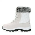 thumbnail image 4 of Women’s Snow Boot Waterproof Lace Up Mid-Calf Outdoor Winter Rubber Sole Deep Tread, 4 of 6