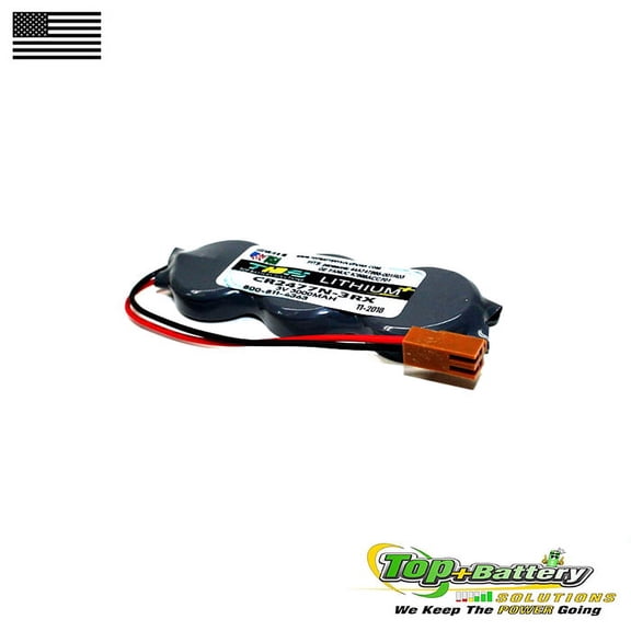 Replacement Battery For CNC CR2477N-3RX Panasonic 44A747665-001R03, 44A747665-001R02, 44A747665-001R01, GE Fanuc IC698ACC701 PLC Qty.1