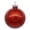 Red, variant on Pemberly Row Traditional Decorative 4-inch Red Glitter Clear Ball 6/Bag