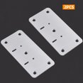 thumbnail image 1 of Furniture Hinge Repair Plate for Kitchen Cabinets Stainless Steel Cupboard Drawer Window Door Hinges Repair Kit Fittings, 1 of 4