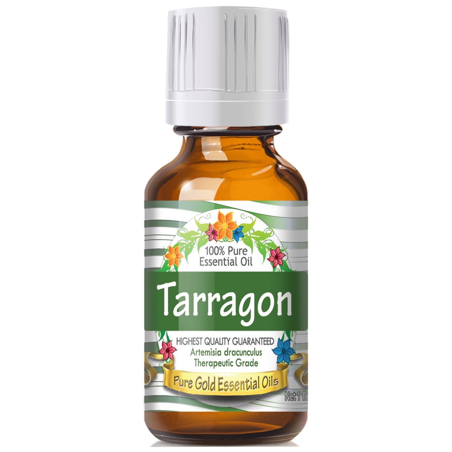 Pure Gold Tarragon Essential Oil, 100 Natural & Undiluted, 30ml