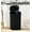 Black, variant on BIQWBIC 13 Gallon Automatic Trash Can, Touchless Stainless Steel Kitchen Garbage Can, Silver