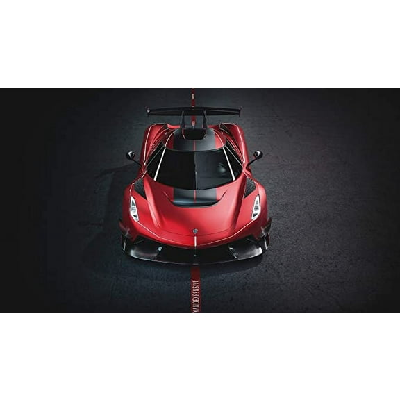 Iconic Arts Laminated 42x24 Poster: Koenigsegg jesko Sports car 2020 4k 8k HD