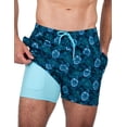 thumbnail image 1 of Traje de baño tortugas hombre short con licra interna Gym&Swim GYS005/Traje de baño/Máxima comodidad, 1 of 5