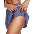 thumbnail image 4 of Cadmus Womens Athletic Running Shorts Lightweight High Split Comfy Liner for Gym Workout Track,1 Pack,Light Navy ,S, 4 of 8