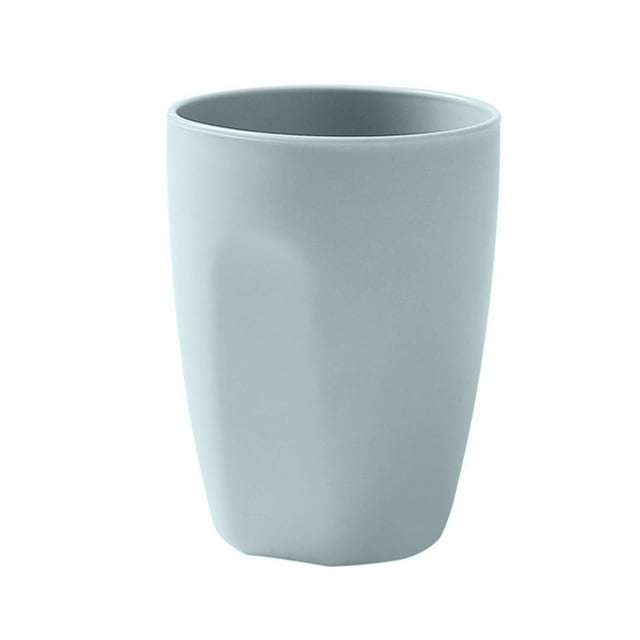Dalazy 400ml Simple Design Bathroom Rinsing Wash Tooth Mug Plastic Tumbler Toothbrush Holder Cup Water Bottle