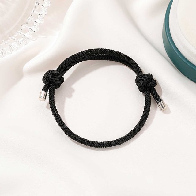 Openpig Woven Rope Bracelet Vintage Braided Rope Wrist Bracelet Adjustable Knot Rope Bracelet Chain Jewelry for Women