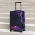 thumbnail image 6 of Hirioo Galactic Wolf Stare for Elasticity Suitcase Cover (No luggage Included) Durable Luggage Protector Fits 18-32 Inch Luggage-Medium, 6 of 7