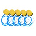 thumbnail image 3 of Pump, Yellow Foot Pump, Yoga Ball Foot Pump, Durable Convenient for Balloons Inflating Inflatable Pillows, 3 of 8