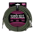 thumbnail image 2 of Cable Trenzado para Instrumentos Ernie Ball Negro y Verde 7,6 m, 2 of 3